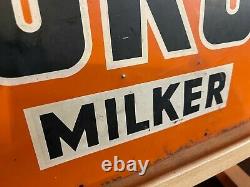 SURGE Cow Milker Tin Advertising Sign Watch Video