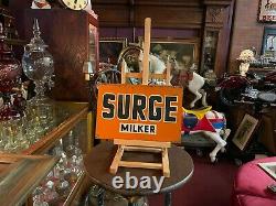 SURGE Cow Milker Tin Advertising Sign Watch Video