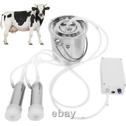 Stainless Steel Electric Cow Milking Machine US Plug