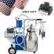 Stainless Steel Electric Milking Machine Milker Farm Goats Cows Bucket 25l+gift