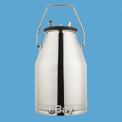 TOP Cow Milker Portable Milking Machine +304 Stainless Steel Bucket