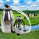 Top Cow Milker Portable Milking Machine Barrel 304 Stainless Steel Bucket