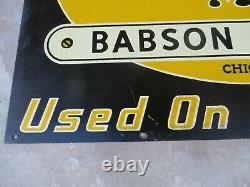 The Surge Milker BABSON BROS CHICAGO Farm antique adv sign Cow Dairy 16.25x11.25