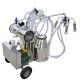 Us-double Tank Milker Electric Milking Machine Vacuum Pump For Dairy Cow Cattle