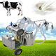 Us Electric Milking Machine Double Tank Bucket Milker Vacuum Pump Cow Milk Dairy