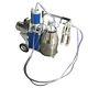 Us Electric Milking Machine Milker For Farm Cows With 25l Stainless Steel Bucket