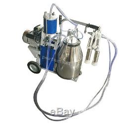 USA Electric Milking Machine Milker Cows Bucket 25L Stainless Steel Bucket Farm