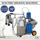 Usa Electric Milking Machine Milker Farm Cow Milk Bucket 25l Piston Pump Withwheel