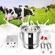 Usa Food-grade Automatic Pulsation Vacuum Pump 7l Cow Milking Machine For Cows
