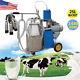 Usa Ship! 110v Electric Milking Machine For Farm Cows Piston Bucket 0.04-0.05mpa