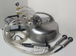 USA made COMPLETE SURGE MILKING MACHINE-COW-GOAT-SHEEP-NEW 1/3 HP VACUUM PUMP