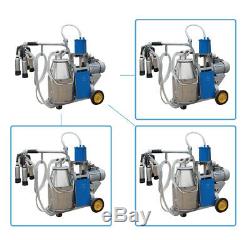 USACOW Milker Electric Milking Machine For Cows Farm 25L 304 Stainless Stee CE