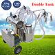 Uselectric Milking Machine Double 25kg Tank/bucket Milker Vacuum Pump Cow Milk