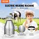 Vevor Electric Cow Milking Machine, 6.6 Gal / 25 L 304 Stainless Steel Bucket, A