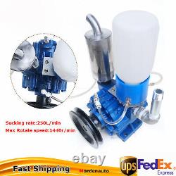 Vacuum Pump Cow Milking Machine For Cow Goat Milker Bucket Tank Barrel 250 L/min