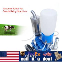 Vacuum Pump Cow Milking Machine For Cow Goat Milker Bucket Tank Barrel 250 L/min