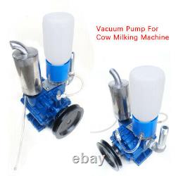 Vacuum Pump Cow Sheep Goat Milking Machine Milker Bucket Tank Barrel 250L/min US