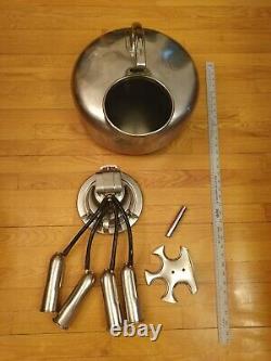 Vintage Babson Bros. The Surge Stainless Steel Dairy Cow Milker with Strainers
