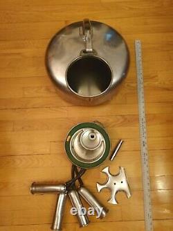 Vintage Babson Bros. The Surge Stainless Steel Dairy Cow Milker with Strainers