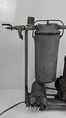 Vintage De Laval Sterling Milker Vacuum Pump Machine No. 20 Yard Art Steampunk