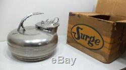 Vintage Surge Cow Milker Stainless Steel With Box Farm Advertising
