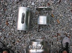 Vintage stainless dairy cow goat milk surge can bucket NICE milker parts LOOK