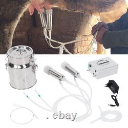 (for Cow EU Plug)14L Plug-in Household Electric Goat Cow Milking Machine
