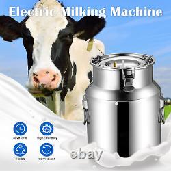 14l Rechargeable Machine De Traite De Vache Pompe À Vide Milker Auto-stop