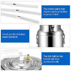 14l Rechargeable Machine De Traite De Vache Pompe À Vide Milker Auto-stop