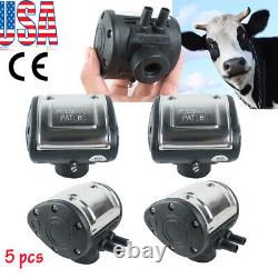 5pcs L80 Pulsator Pneumatique Farm Cow Bot Laiterie Milker Machine De Traite Us Navire