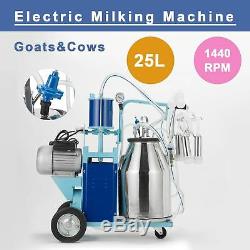 Acier Inoxydable Électrique Machine Machine À Traire Trayeur Pour Les Vaches Et Les Chèvres 25l T