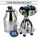 Dairy Cow Bucket Tank Barrel Milker Milking Machine Acier Inoxydable 25l Dsu
