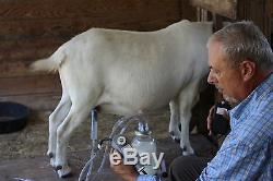 Dansha Farms Machine De Lait De Vache Ovine Et Chèvre Rechargeable Pac 1 Quart Two Teat
