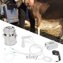 (For Goat) Machine électrique de traite à aspiration de 5L pour chèvre et vache domestique
