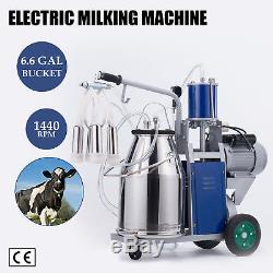 Machine À Traire De Vache Laitière Électrique Milker 304 En Acier Inoxydable Nouveau