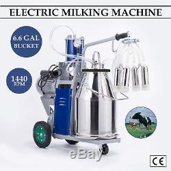 Machine À Traire Électrique Cow Milker Pompe À Piston 304 Inox Neuf
