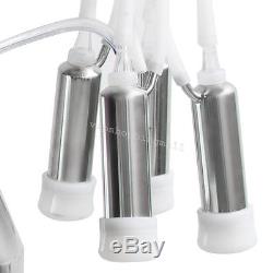 Machine À Traire Électrique De 2plug Pour Le Seau À Vaches De Ferme 25l 304 Acier Inoxydable Nouveau