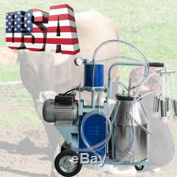 Machine À Traire Électrique Pour Le Seau De Vaches De Ferme En Acier Inoxydable 110v