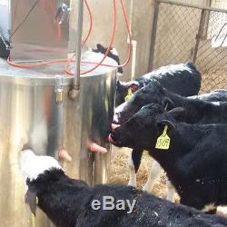 Machine D'alimentation De Veau De Ston 110v Petite Vache Acidifiée En Acier Inoxydable De Chargeur De Lait