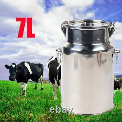 Machine De Traite De Vache Électrique Bovins Laitiers Laitier De Vache Avec Seau De Lait De 7l 110v