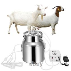 Machine à traire électrique 14L avec pompe à pulsation à vide automatique pour vache, mouton et chèvre