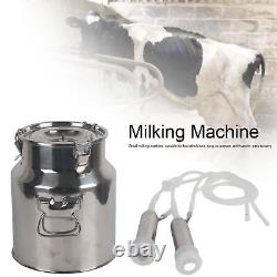 Machine à traire électrique portable de ménage pour chèvres vaches de 14L (pour vache) HG