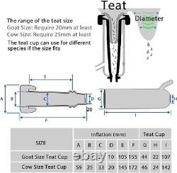 Machine à traire électrique pour vache, chèvre et plus traite 10 à 12 vaches par heure