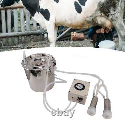 Machine à traire les chèvres de 12L avec pompe à vide à pulsation pour chèvres avec prise US