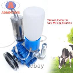Machine à traire les vaches à pompe à vide pour seau de traite de vache chèvre réservoir tonneau 250 L/min