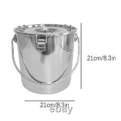 Machine à traire les vaches et les chèvres, trayeur de chèvre, seau en inox 304 de 5L, portable