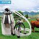 Milk Bucket 304 Stainless Steel Cow Milker Qualité De L'équipement De Traite Des Vache Laitière