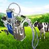 Milker De Machine À Traire Électrique Pour Des Vaches De Ferme + Seau D'acier Inoxydable De 25l 304