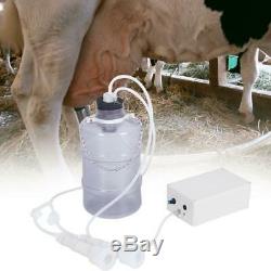 Mini Électrique Barrel Trayeuse Pompe À Vide Pour Vache Milker Réservoir 5l Accueil