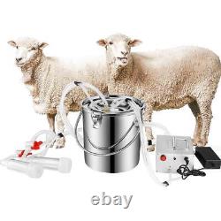 Pompe à vide électrique 7L pour chèvres, moutons et vaches avec arrêt automatique - Machine à traire portable